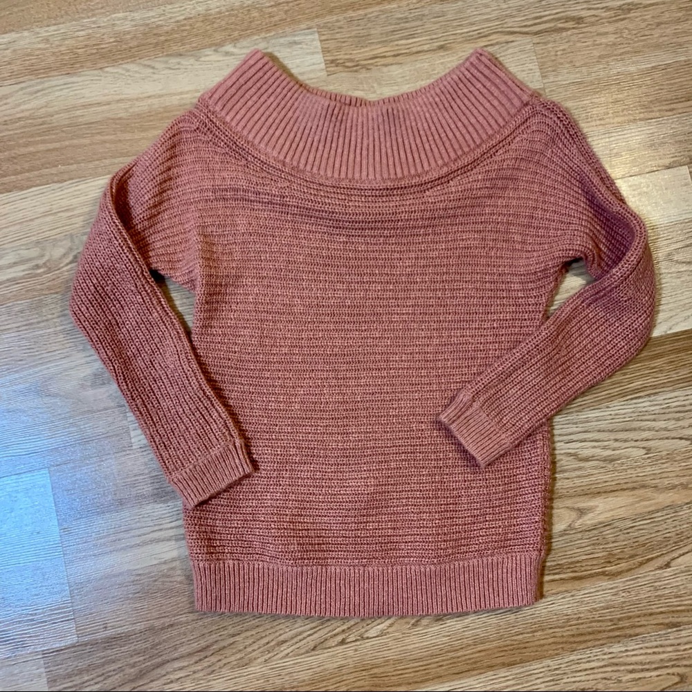 Express Off the Shoulder Sweater.